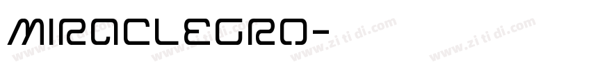 MiracleGro字体转换