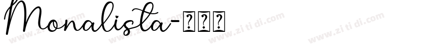 Monalista字体转换