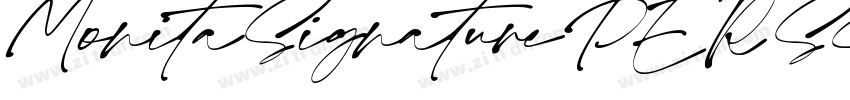 MonitaSignaturePERSO字体转换