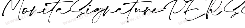 MonitaSignaturePERSO字体转换