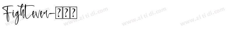 Fightever字体转换