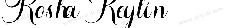 RoshaKeylin字体转换