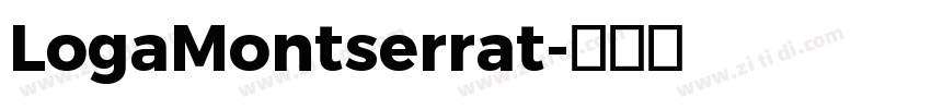 LogaMontserrat字体转换