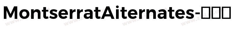 MontserratAiternates字体转换