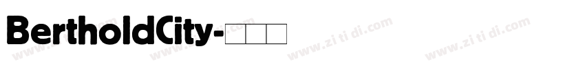 BertholdCity字体转换