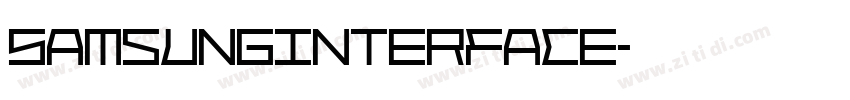 SamsunginterFace字体转换