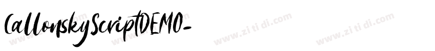 CallonskyScriptDEMO字体转换