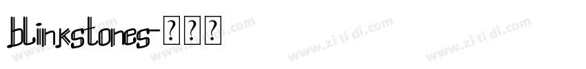 blinkstones字体转换