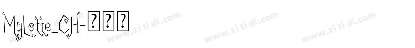 MyLotte_CH字体转换