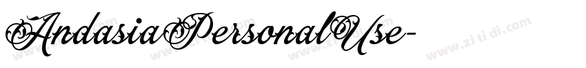 AndasiaPersonalUse字体转换
