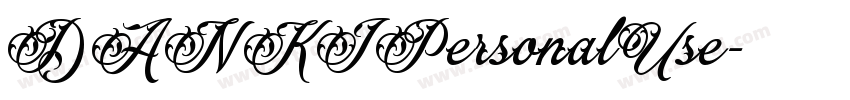 DANKIPersonalUse字体转换 DANKIPersonalUse字体转换