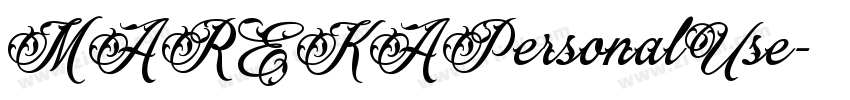 MAREKAPersonalUse字体转换