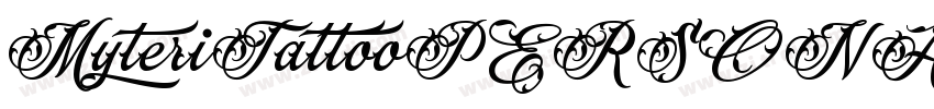 MyteriTattooPERSONAL字体转换