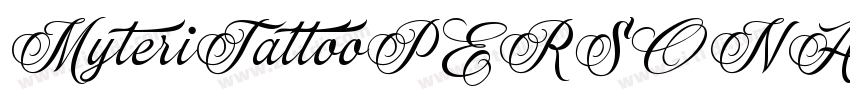 MyteriTattooPERSONAL字体转换
