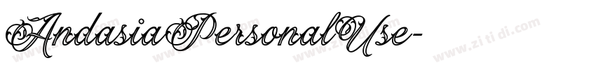 AndasiaPersonalUse字体转换
