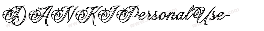 DANKIPersonalUse字体转换 DANKIPersonalUse字体转换