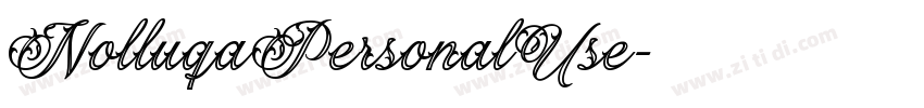 NolluqaPersonalUse字体转换 NolluqaPersonalUse字体转换