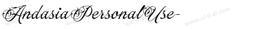 AndasiaPersonalUse字体转换