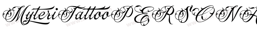 MyteriTattooPERSONAL字体转换