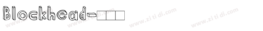Blockhead字体转换