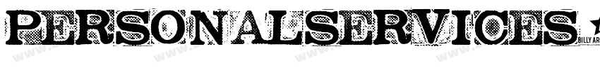 PersonalServices字体转换