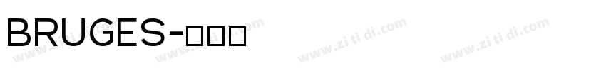 Bruges字体转换