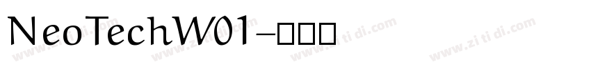 NeoTechW01字体转换