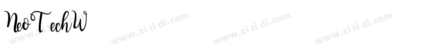 NeoTechW01字体转换