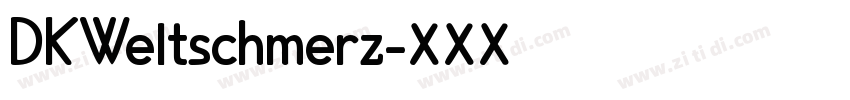 DKWeltschmerz字体转换