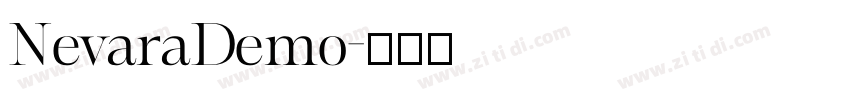 NevaraDemo字体转换