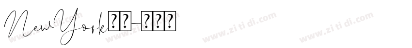NewYork字体字体转换