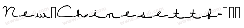 New_Chinesettf字体转换