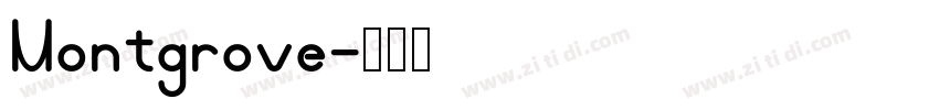 Montgrove字体转换