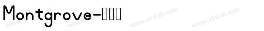 Montgrove字体转换