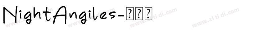 NightAngiles字体转换