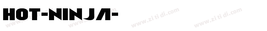 hot-ninja字体转换