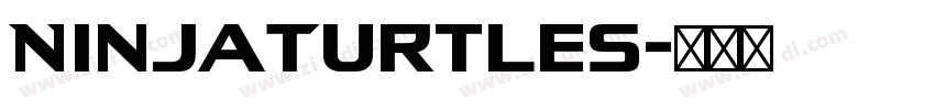 NinjaTurtles字体转换