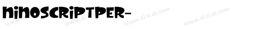 NinoScriptPER字体转换
