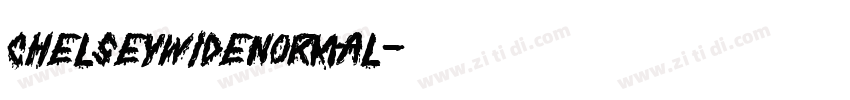 ChelseywideNormal字体转换
