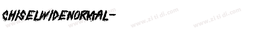 ChiselwideNormal字体转换