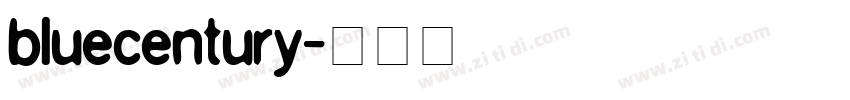 bluecentury字体转换