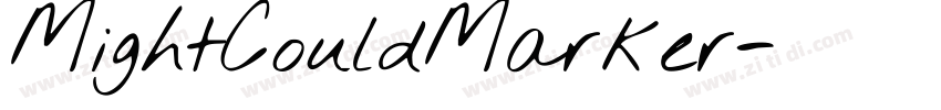 MightCouldMarker字体转换 MightCouldMarker字体转换