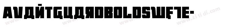 AvantGuardBoldSWFTE字体转换