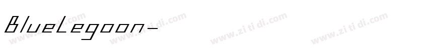 BlueLegoon字体转换