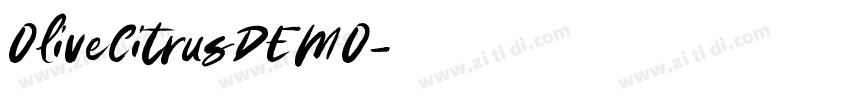 OliveCitrusDEMO字体转换