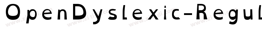 OpenDyslexic-Regular字体转换