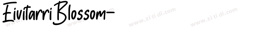 EivitarriBlossom字体转换