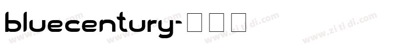 bluecentury字体转换
