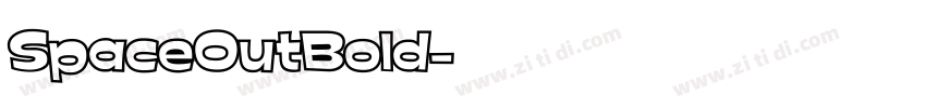 SpaceOutBold字体转换