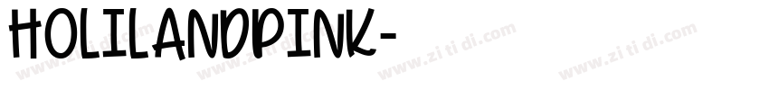 HolilandPink字体转换